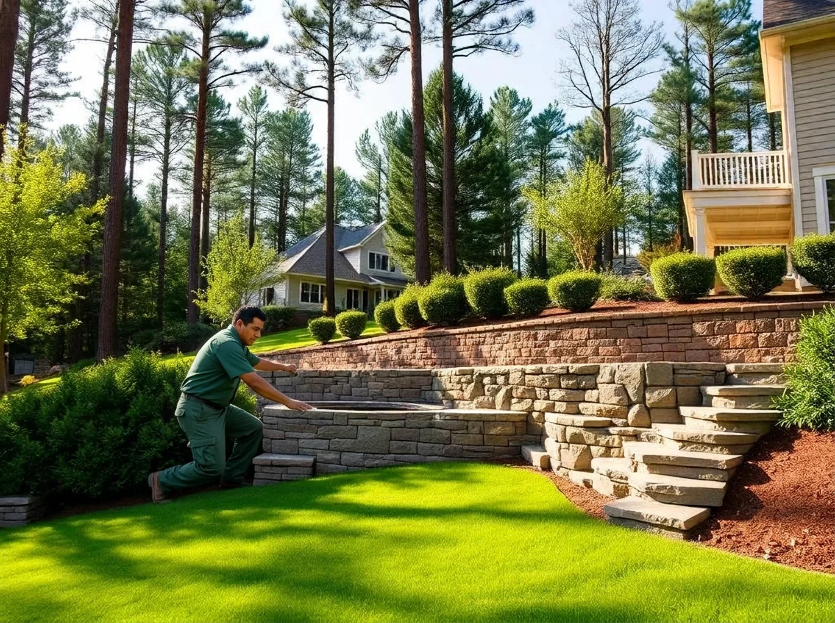 Hardscaping illustration