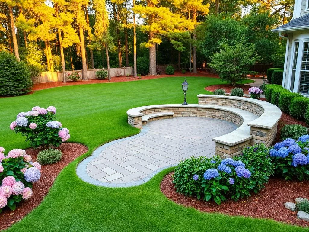 Hardscaping illustration